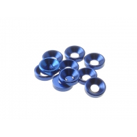 HIROSEIKO 3mm Alloy Countersunk Washer (Y-Blue)